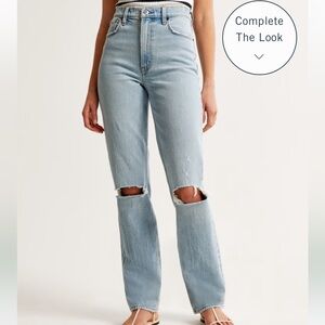 Abercrombie 90’s Straight Ultra High Rise